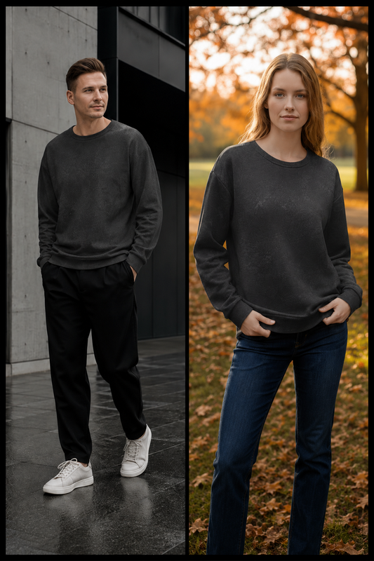 Mineral Static — Graphite Unisex Sweatshirt