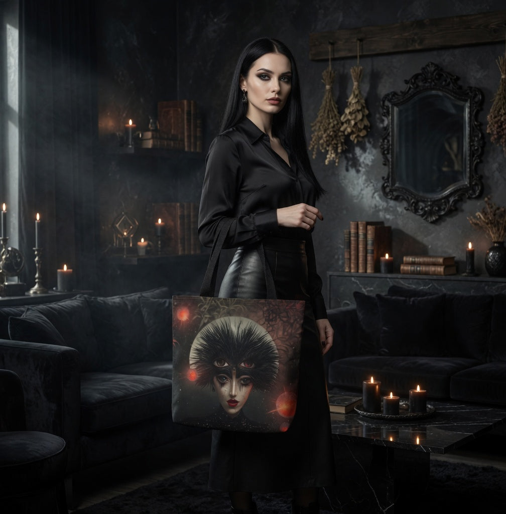 Eclipse of the Inner Eye | Art Tote Bag | Bullfrog Prints Canada