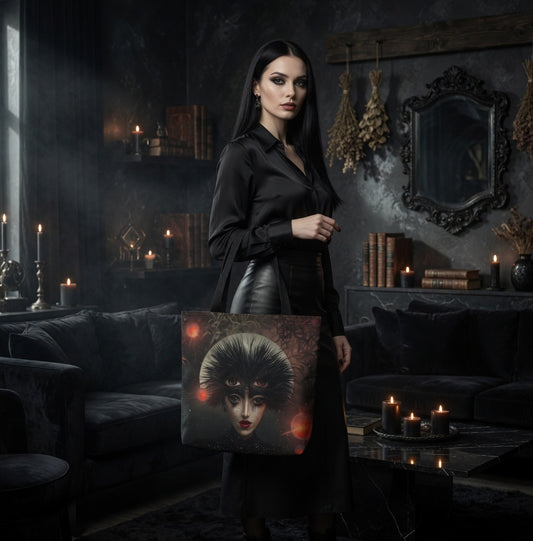 Eclipse of the Inner Eye | Art Tote Bag | Bullfrog Prints Canada