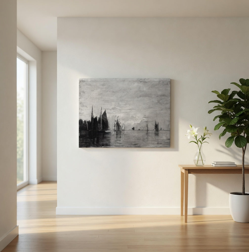 Early Morning Venice by William G. Bunce Thin Canvas Print