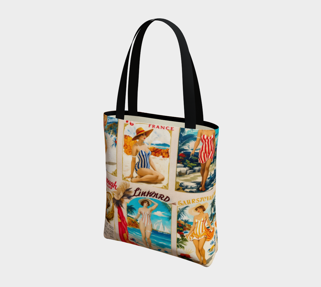 Vintage Beach Pin-Up Urban Tote