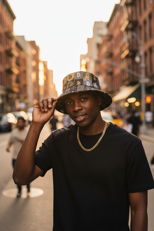Bitcoin Bucket Hat Lifestyle