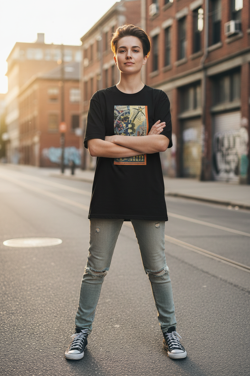Bitcoin Opt-Out Unisex Short-Sleeve T-Shirt - Bullfrog Prints Canada