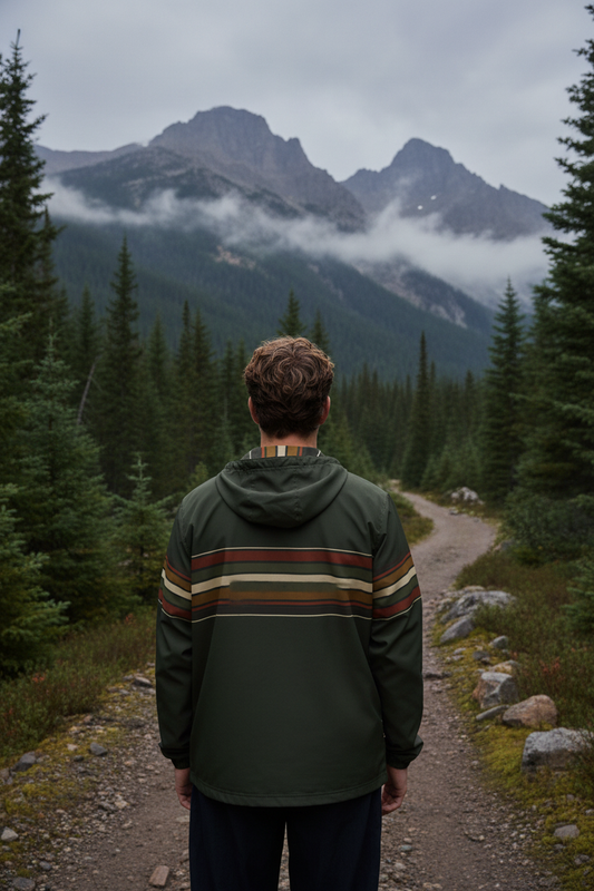 Cedar Frequency Windbreaker - Back Revised