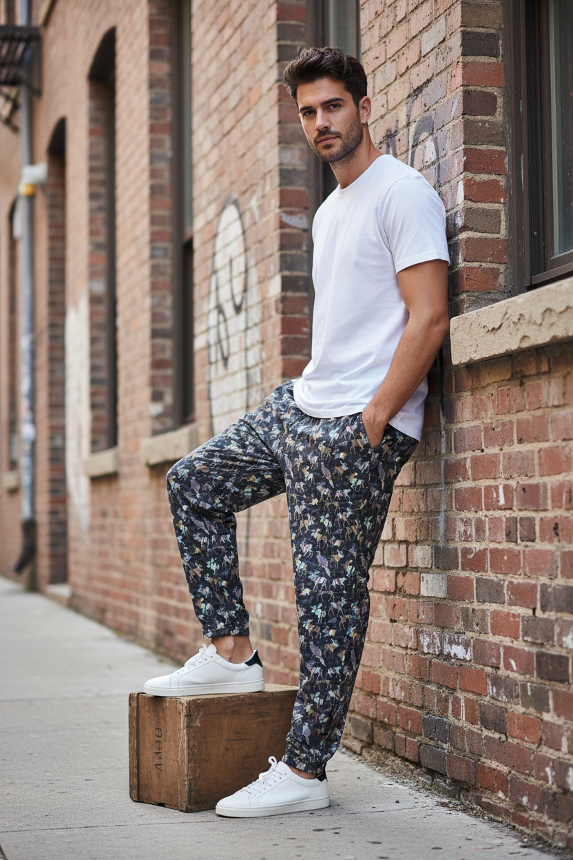 Male urban mockup