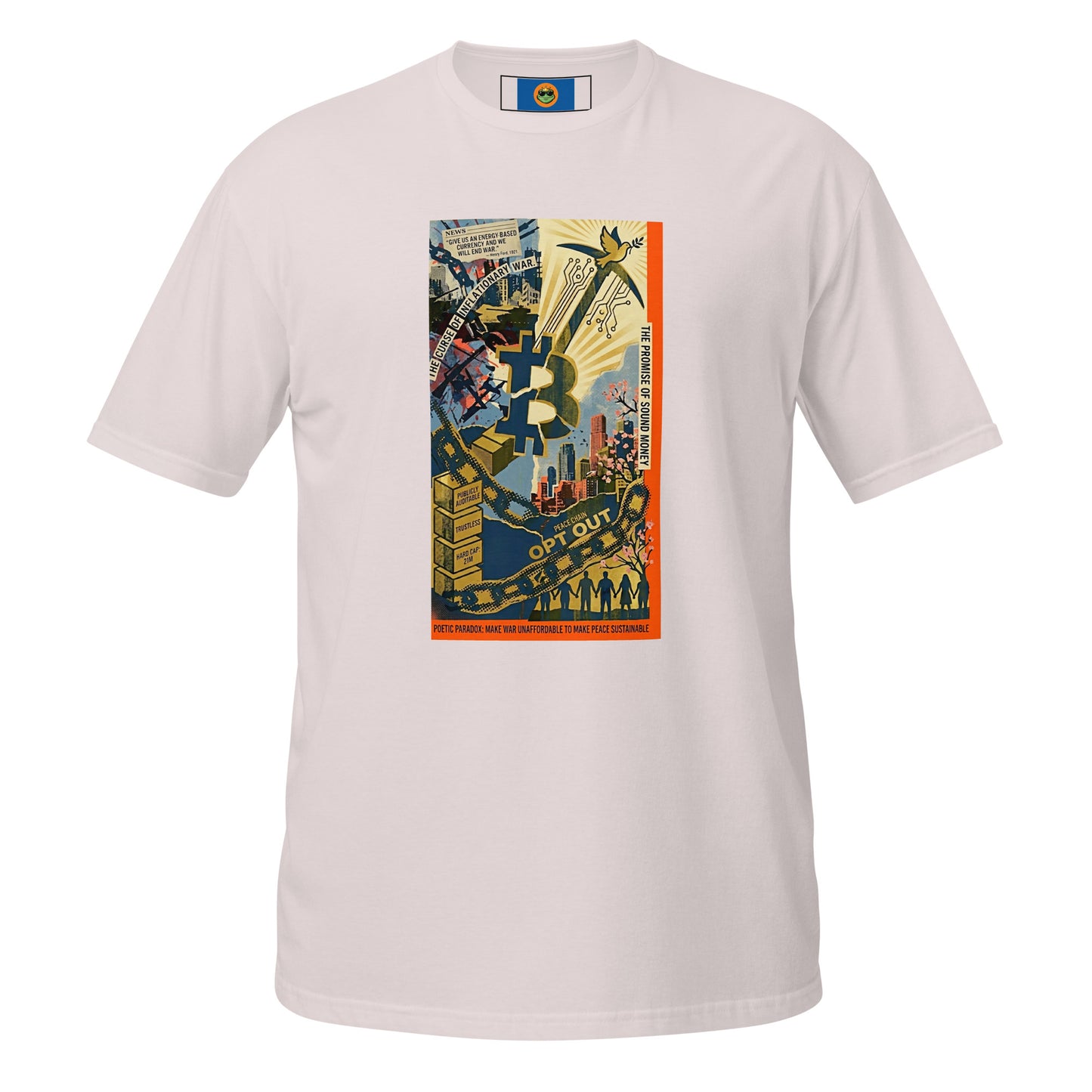 Bitcoin Opt-Out Unisex Short-Sleeve T-Shirt - Bullfrog Prints Canada