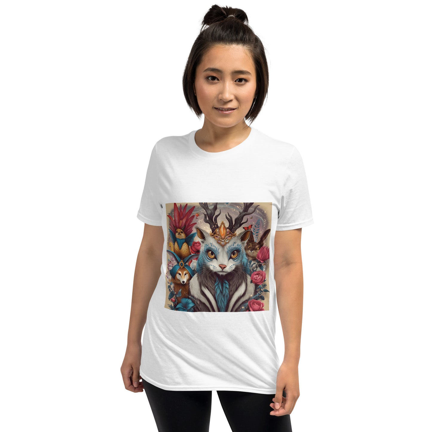 Whimsical Magical Creatures Original Art Unisex T-Shirt - Bullfrog Prints Canada